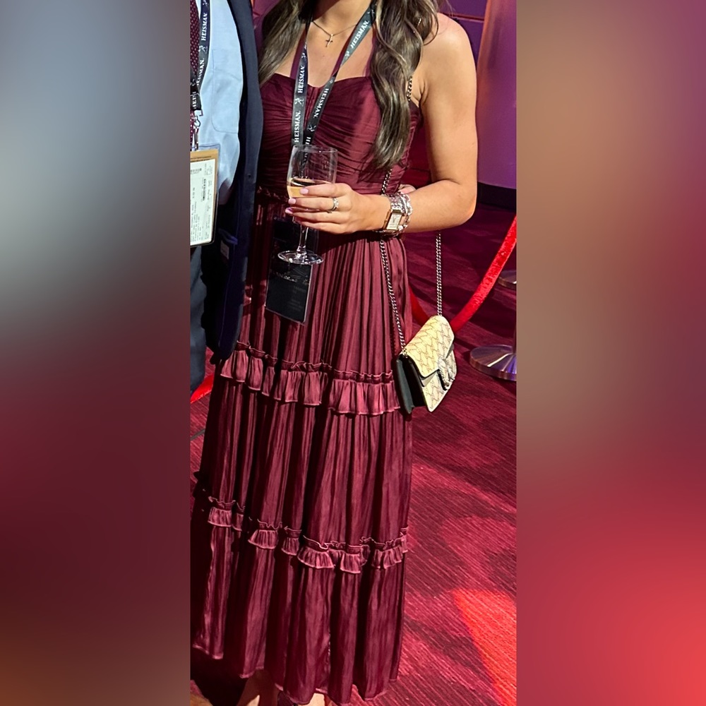 AQUA Ruched Top Midi Dress - 100% Exclusive - Picture 5 of 5